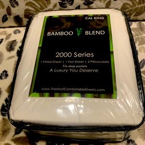 Bamboo Blend cal king sheets